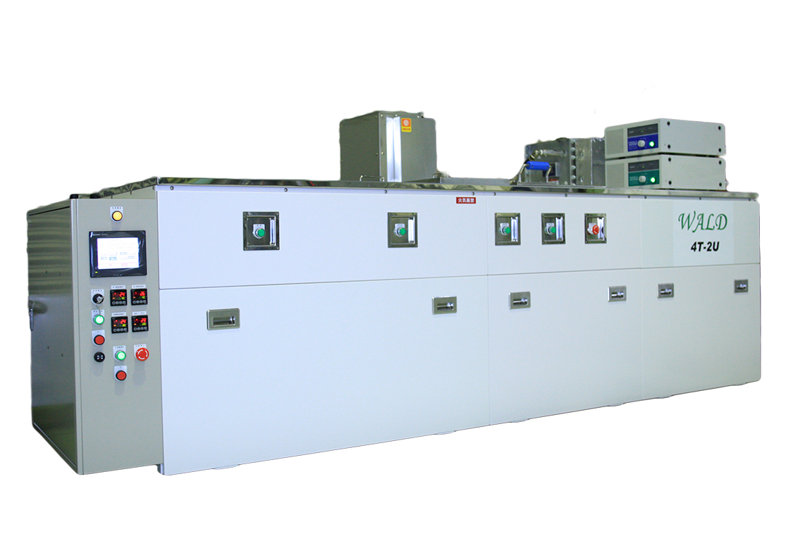 WALD-4T-2U 炭化水素系 4槽式超音波洗浄装置(炭化水素系洗浄機）